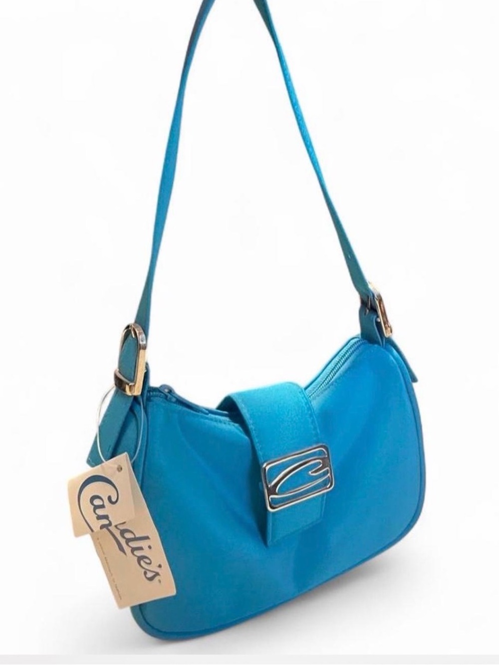 Candie’s Turquoise Mini Shoulder Bag Y2K NWT Retro Streetwear Colorful